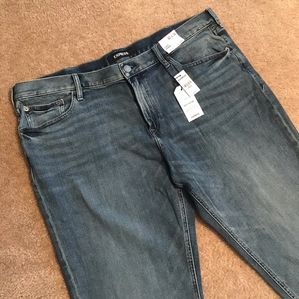 NWT Express Classic Straight Soft Stretch Denim